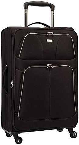 Fabrizio 10191-0128 Trolley Luggage Set, 70 cm, 50 Liters, Black/Grey