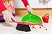 Vigar Ladybug Dust Pan and Brush Handy Set, 12-3/4-Inches, Green, Red, Black