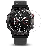 Zshion 45mm Screen Protector,[3 Pack] 9H Hardness Tempered Glass Screen Protector for Universal Round Watch with Anti-Fingerprint Bubble-Free Crystal Clear (45mm Diameter)