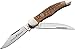 Boker 110273BB Traditional Series Folding Hunter Knife with Jigged Bone Handle and 3 In. Straight Edge Blade, Brown