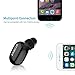 Lobkin Bluetooth Headsets,Mini Earbuds Smallest Wireless Headphones with Mic,In-Ear Earphones for Running - Black