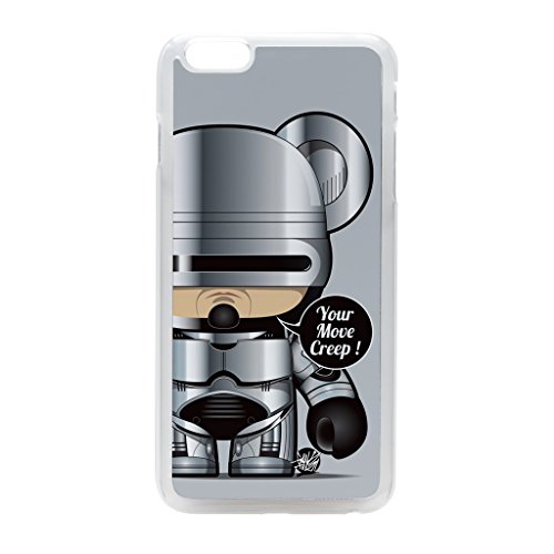 Robocop Crystal Clear Hard Plastic Case for iPhone 6 Plus by Gangtoyz + FREE Crystal Clear Screen Protector