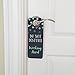 Graphics and More Do Not Disturb Working Hard Plastic Door Knob Hanger Sign