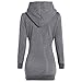 Women Sweater,Neartime Loose Pullover Long Sleeve Outfit Warm Sweatshirt (L, Gray)