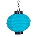 Pure Garden 50-19-B (Blue, Solar Outdoor Lantern-Hanging Nylon Rechargeable LED Chinese Lighting for Garden, Patio, Gazebo, or Backyard, Set of 4), 8