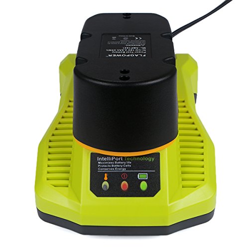 FLAGPOWER Li-ion & Ni-cad Ni-Mh Battery Charger 12V MAX and 18V MAX For Ryobi ONE Plus
