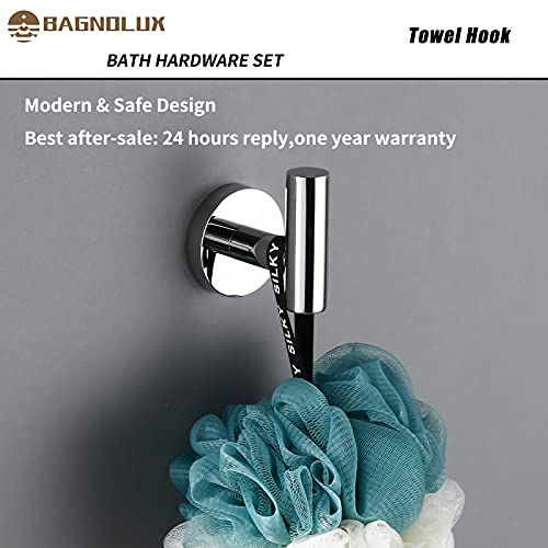 BAGNOLUX Bathroom Hardware Accessories Set 4Piece Stainless Steel