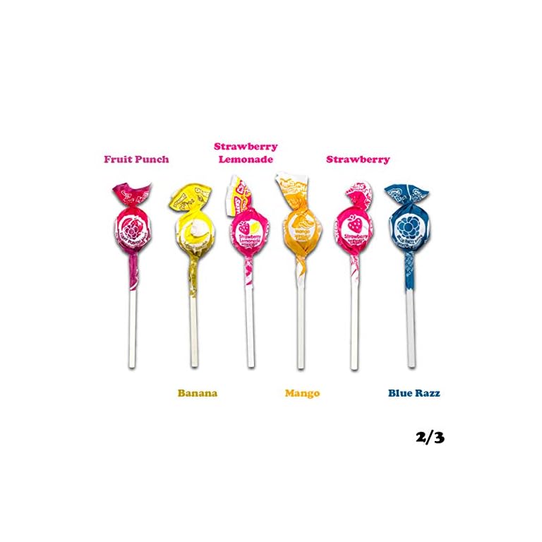 Tootsie Roll Charms Mini Pops, 18 Flavors,5 pounds, 400 Count