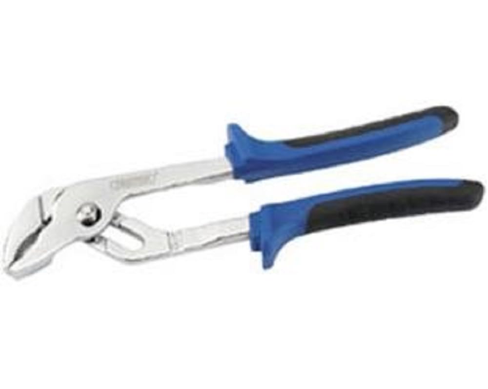 Draper 45362 Waterpump Plier with Soft Grip, 33mm Capacity, 240mm , Blue