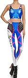 Thenice Women's elasticity Leggings Pencil Pants Vest suit (XL, Leggings)