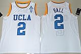 2017 UCLA Bruins Lonzo Ball 2 College Basketball Mens Jersey White