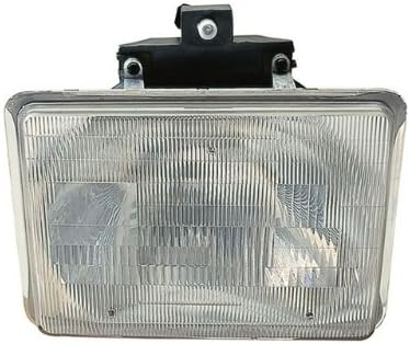 1992-1997 Ford Aerostar Headlight Headlamp Front Head Light Lamp with Chrome Trim Pair Set Right Passenger AND Left Driver Side (1992 92 1993 93 1994 94 1995 95 1996 96 1997 97)