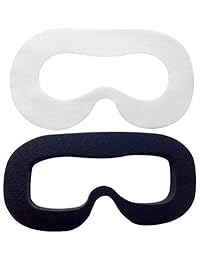 lunies Higiene desechables Ojo Máscara con esponja Mat y la magia Sticks para HTC Vive VR Realidad Virtual Headset White