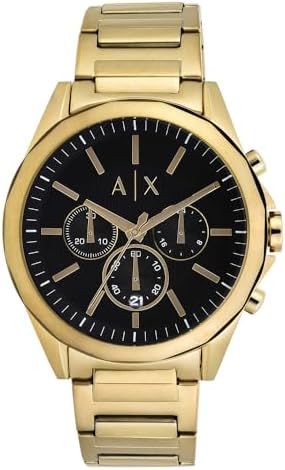 Amazon.com: Armani Exchange A|X Men's Chronograph Gold-Tone