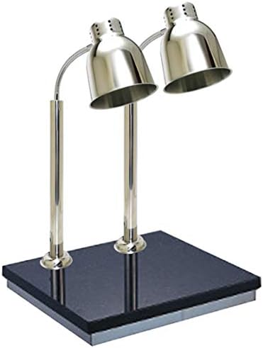JFSKD Food Heat Lamp Commercial Stainless Steel Adjustable with Plating Base and Lampshade Insulation Lamp for Restaurant Kitchen Buffet,A