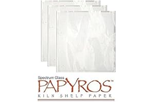 SUN AND MOON STAINED GLASS Spectrum Papyros Kiln Shelf Paper 20 1/2" Square -3 Sheets