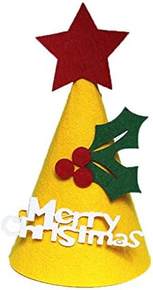 Proumy Hot!DIY Christmas Santa Hat Caps Decoration Festival Deer Caps Party Supplies Crafts For Child (A)