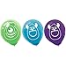 Amscan Monster-Mazing Disney Monsters University Printed Latex Birthday Party Balloon Decoration (Pack Of 6), Multicolor, 12