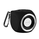 Archeer A109 IPX7 Waterproof Bluetooth Speakers Portable Shower Speaker with Microphone,Black