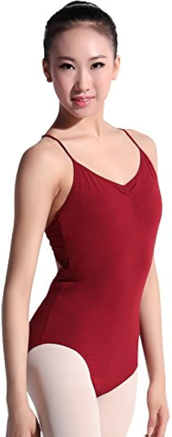 burgundy leotard amazon