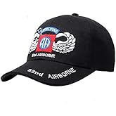 OYSTERBOY US Army D82 The 82nd Airborne 3D Embroidered Military Baseball Sport Cap