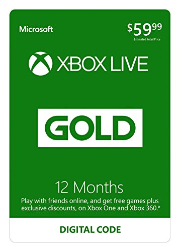 12 Month Xbox Live Gold Membership - [Digital Code]