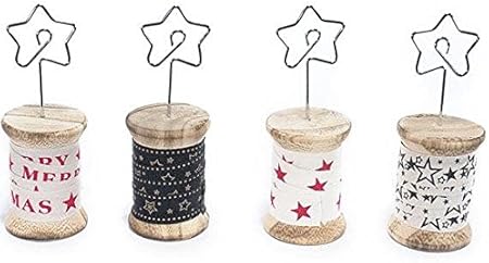 Segnaposto Natalizi Alimentari.Ideapiu Idea Segnaposto Natalizio 4 Segnaposti Natalizi Segnaposto Originale Per La Tavola Di Natale Amazon It Casa E Cucina