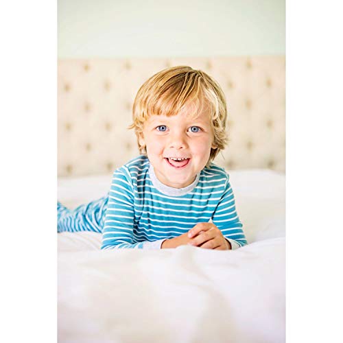 Asher and Olivia Boy Pajamas Clothes Pjs Set Sleepers Baby Toddler Organic Sleepwear Pj 18-24 Months Blue - Thumbnail 5