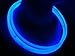 Glow Sticks Bulk Wholesale Necklaces, 100 22” Blue Glow Stick Necklaces. Glow 8-12 Hrs, Connector Pre-Attached, Sturdy Packaging, GlowWithUs Brand