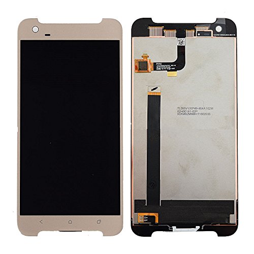 Gold touch screen digitizer+lcd display assembly for htc one x9+o…