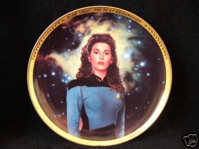Star Trek The Next Generation Deanna Troi Collectors Plate