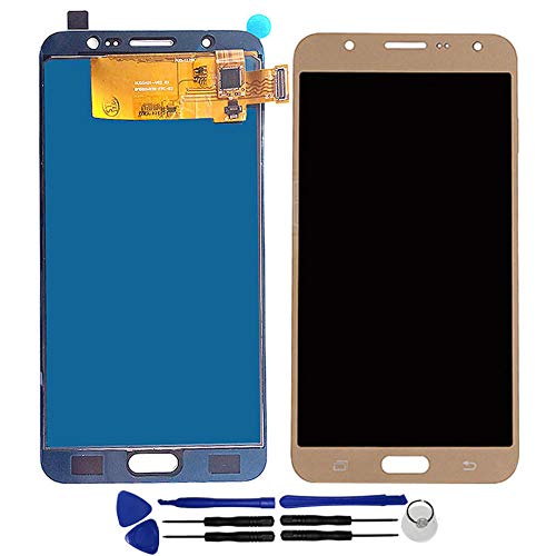 OYOG Replacement for Samsung Galaxy J7 2016 J710 J710F J710M J710H J710FN Touch Screen Digitizer Assembly LCD Display (No Bezel Frame) (Golden)