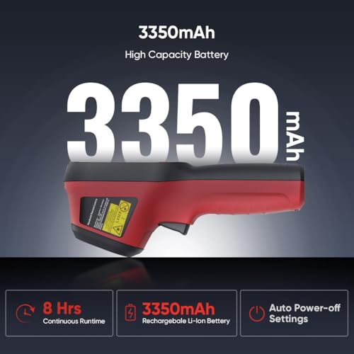 HIKMICRO E01 Thermal Camera with Laser Pointer, SuperScene Smart Scene Recognition, 240 x 240 SuperIR Resolution, Portable Infrared Thermal Imaging Camera with 11h Runtime, -20℃~400℃ Thermal Imager