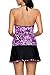 Dokotoo Women's Bikini Swimsuits Ladies Bandeau High Waisted Sexy Push Up Bikini Set 2023 Cute Solid Sporty Padded Two Pieces Bikini Swimwear Bathing Suit Bikinis for Women