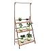 3-Tier Bamboo Hanging Plant Stand Planter Shelves, Flower Pot Organizer Storage Rack Display Shelving,Potted Holder Garden Rack Decorative Stand Unit Holder for Indoor Outdoor,27.6×15.7×37.8inthumb 1