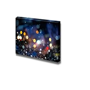Bokeh Background Created by Colorful Neon Lights Blurred...