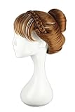 LOUISE MAELYS Elegant Princess Queen Short Wig Anime Cosplay Bun Hair