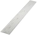 Pemko Fluted Saddle Threshold, Mill Finish Aluminum, 48"L x 6"W x 0.25"H