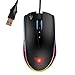 GAMDIAS Optical Gaming Mouse with Double RGB Streaming Light, HERA Software Supported, 8 Programmable keys, adjustable 1200 up to 7000 DPI, Weight Tunning System (ZEUS M1)