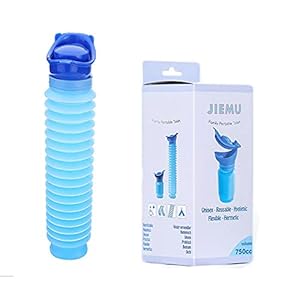 CNJUMP Auto Draagbare Urinoir 750ml Intrekbare Outdoor Reizen Camping Emergency Urinale Fles Geschikt voor Volwassenen…