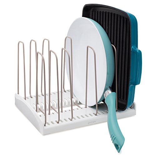 YouCopia 09041-01-WHT StoreMore Adjustable Cookware Rack Pan Organizer, 6 diviers - Thumbnail 7