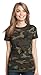 District Made - Ladies Perfect Weight Camo Crew Tee DM104CL