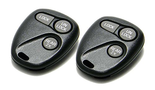 Pair of OEM Electronic GM 3-Button Keyless Entry Remote (FCC ID: ABO1502T / P/N: 16245100-29, 16245105)
