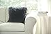 Phantoscope Faux Fur Pillow Cover Fluffy Throw Pillow Mongolian Luxury Fuzzy Pillow Case Cushion Cover for Bedroom and Couch,Black 18 x 18 Inches