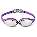 Olympia Nation Pro Swim Goggles - Purple with Mirrored Lenses