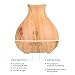 DLIUZ Aromatherapy Essential Oil Diffuser for Large Room 550ml Wood Grain Ultrasonic Cool Mist Humidifier with 7 Color LED Lights Waterless Auto Shut-Off