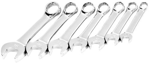 Tradespro 836598 metric stubby wrench set, 7-piece