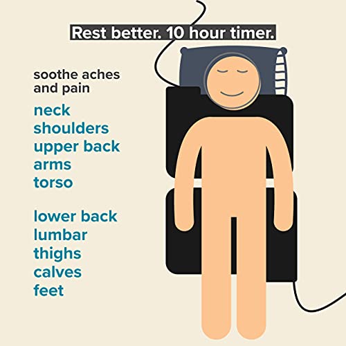 18" x 24" Venture Heat Far Infrared Deep Heating Pad for Injury Recovery and Pain Relief, 10