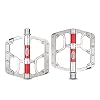 Fiets Pedalen Brede Platte Mountain Road Fietsen Fiets Pedaal 3 Verzegelde Lagers 9/16 “Aluminiummet Verwijderbare Antislip Schoenplaatjes Mtb Pedalen