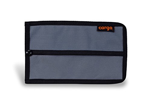 Cargo Tissues and Dispenser/Holder/Case for Your Car's Sun Visor: Starter Kit (Charcoal Gray)